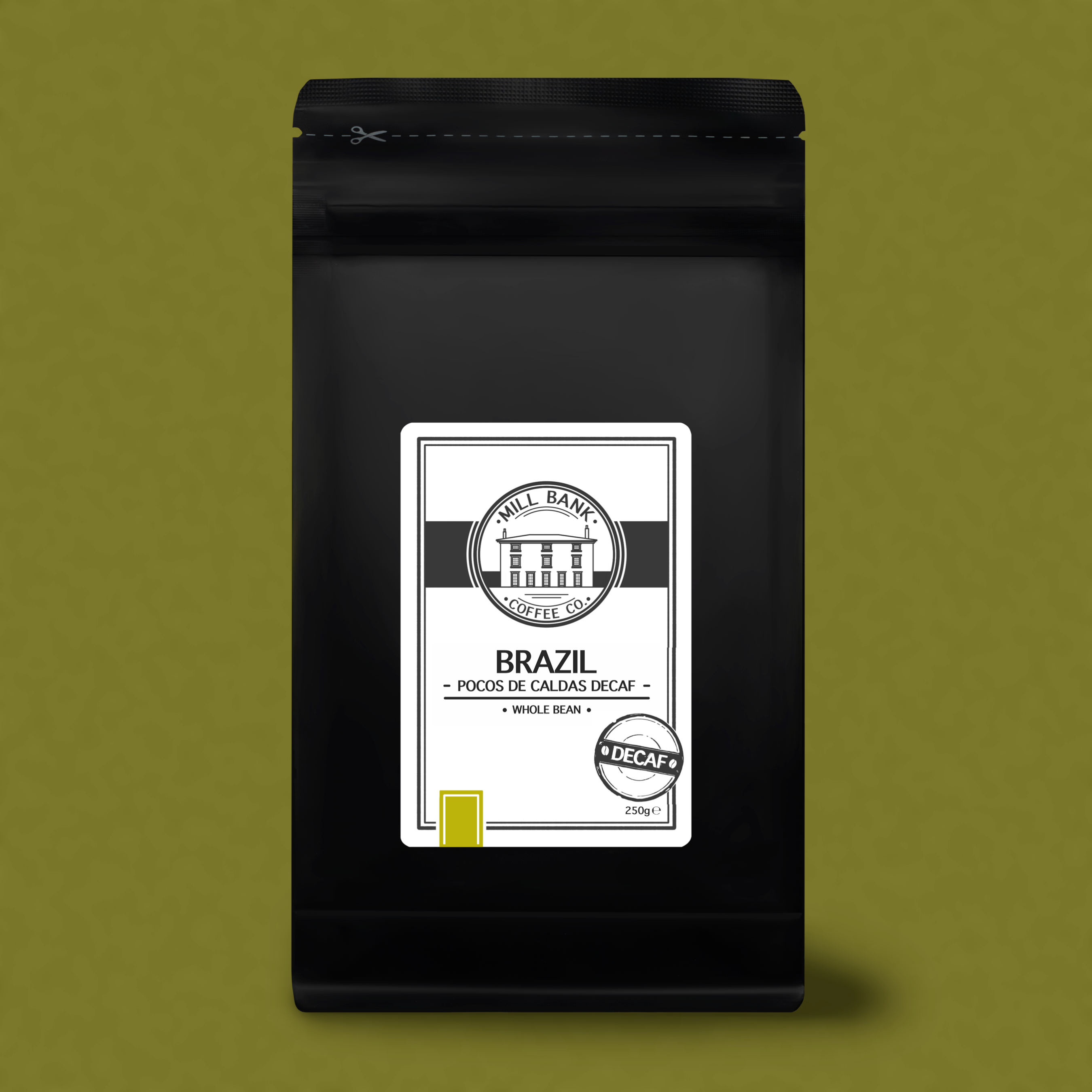 Brazil Pocos de Caldas CO2 Decaf Coffee 250g