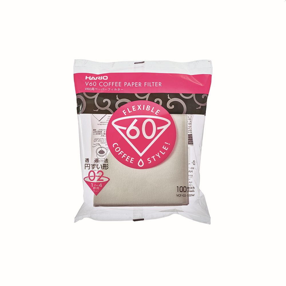 Hario V60 Coffee Filters 100 Pack