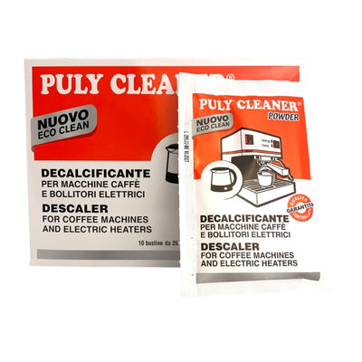 10 pack box of Puly Espresso Cleaner