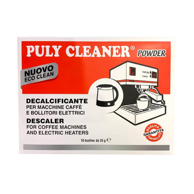 10 pack box of Puly Espresso Cleaner