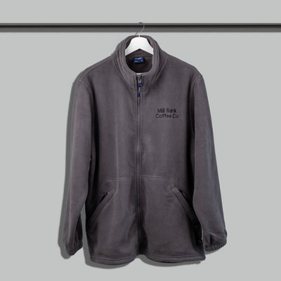Mill Bank Coffee Co. Embroidered Charcoal Fleece